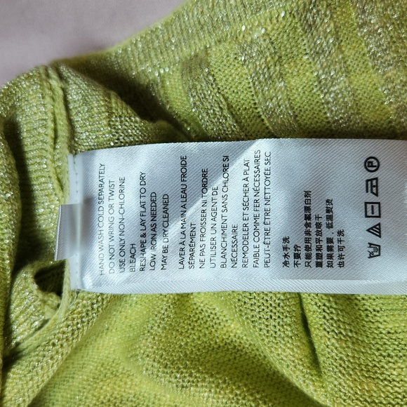 Anthropologie Sparkly Sheer Open Sleeve Tunic Top - Picture 9 of 12